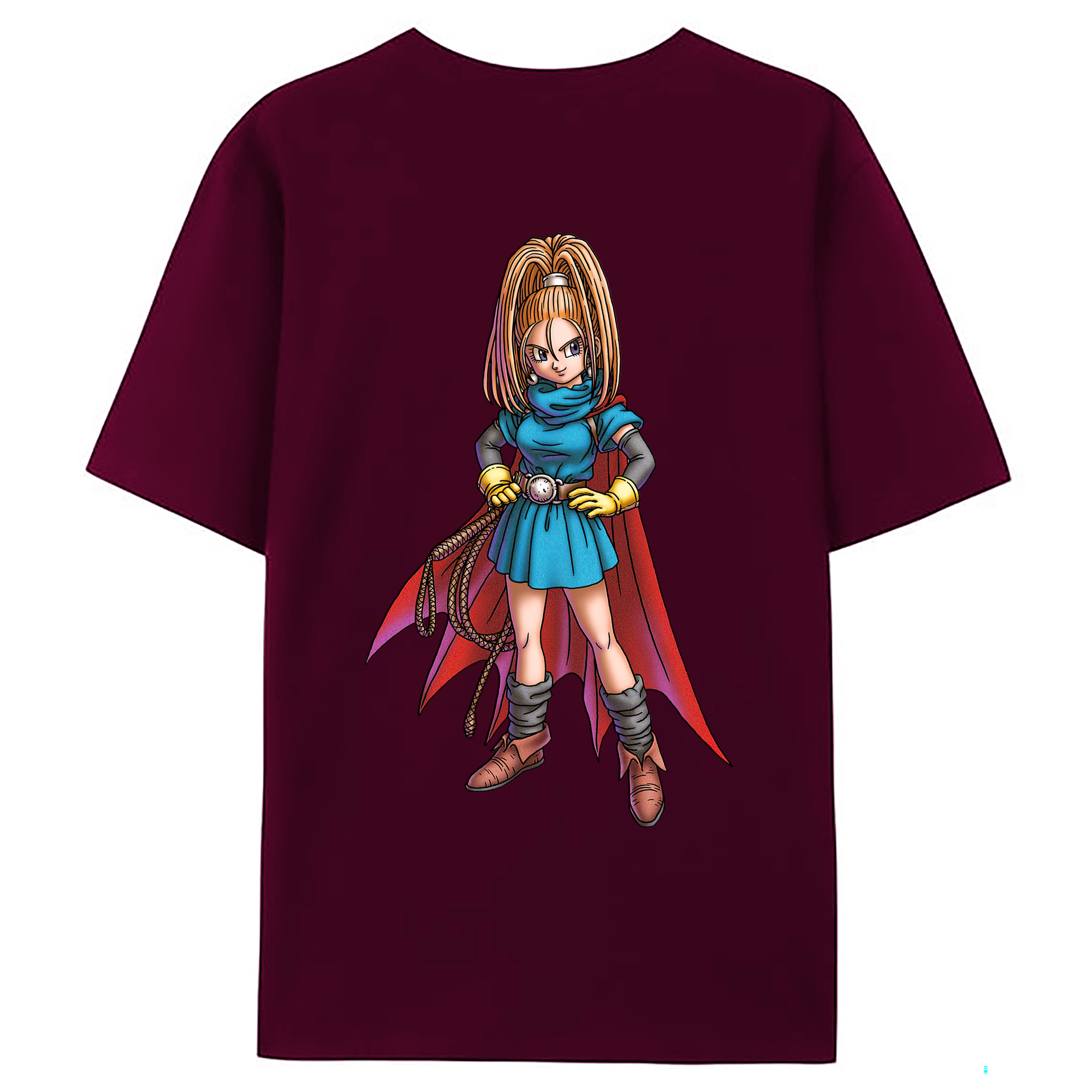 （画像用） ドラゴンクエスト Doragon Kuesuto Dragon Quest レディース半袖Tシャツ(バックプリント)